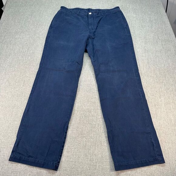 Vineyard Vines Chino‎ Pants Mens 36x32 Blue Straight Club Preppy - Picture 1 of 9